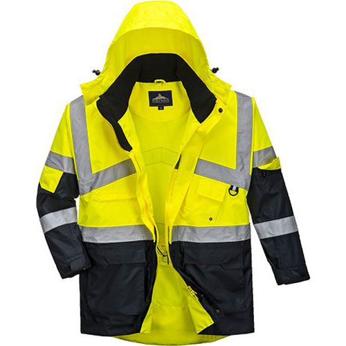 Vetrovka Hi-Vis 2 Tone, modrá/žltá