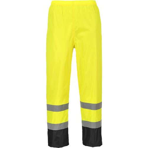 Nohavice Hi-Vis Classic Rain, čierna/žltá