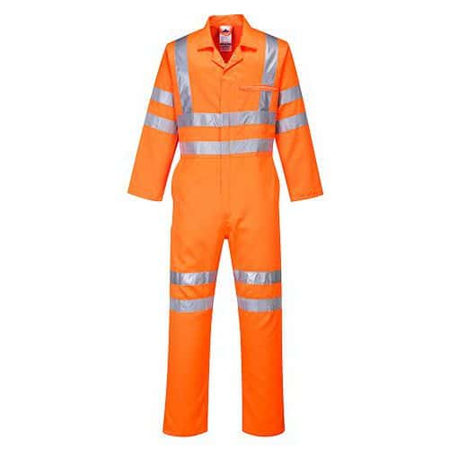 Hi-Vis Poly-cotton Coverall RIS, oranžová