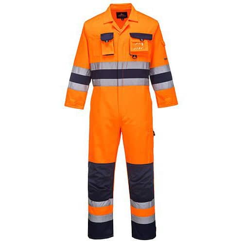 Kombinéza Nantes Hi-Vis, modrá/oranžová