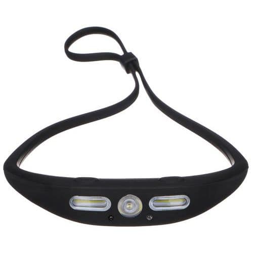 Čelovka s gumovým pásikom a senzorom HEADLAMP SENSOR 1, 160 lm, XPG LED, COB, USB SIXTOL