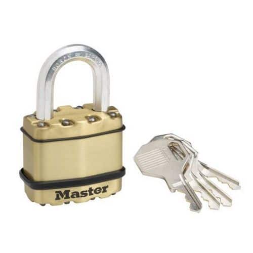 Mosadzné visiace zámky Master Lock Excell 45mm