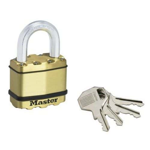 Mosadzné visiace zámky Master Lock Excell 50mm