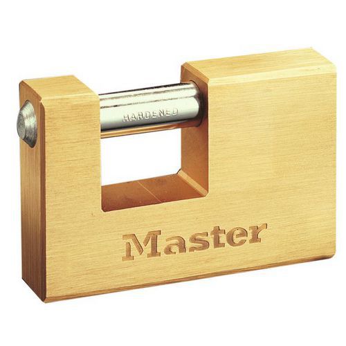 Obdĺžnikový visiaci zámok Master Lock pre všeobecnú ochranu 85mm