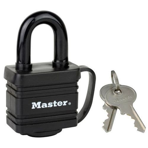 Visiaci zámok Master Lock odolný voči poveternostným vplyvom, priemer strmeňa 9 mm, výška 16 mm