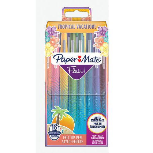 Fixy Paper Mate Flair Tropical, 16 ks