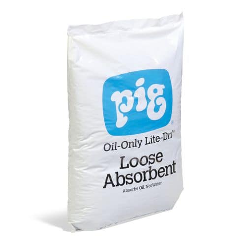 Sypký sorbent Pig, hydrofóbny, sorpčná kapacita 30 l, 10 kg