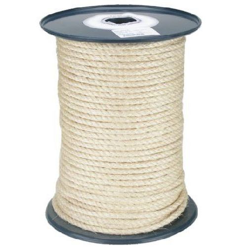 Lano stáčané prírodné, sisal, bez jadra, priemer 10 mm x 100 m, Lanex