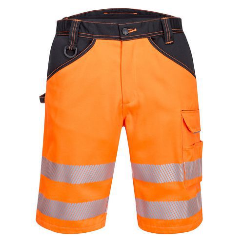 PW3 Hi-Vis Shortky, čierna/oranžová