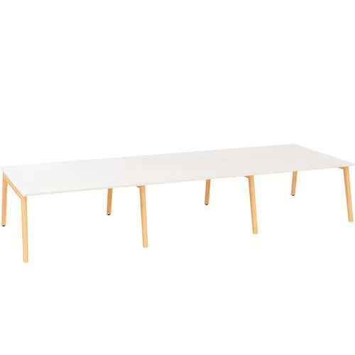 Kancelárske stoly Bench Alfa Root, 420 x 160 x 74,2 cm