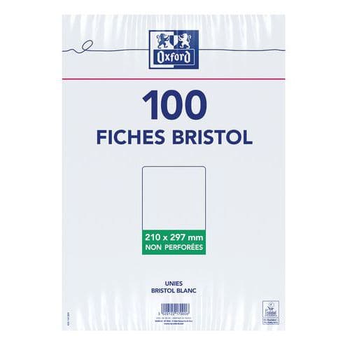 Papiere Oxford Bristol A4, 100 ks