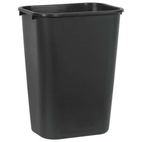 Plastový odpadkový kôš Rubbermaid, 39 l, čierna