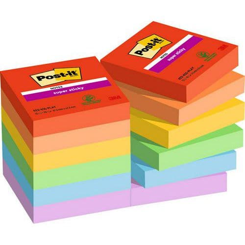 Post-it Super Sticky bločky, 47-76 x 47-127 x 58,8-61 mm