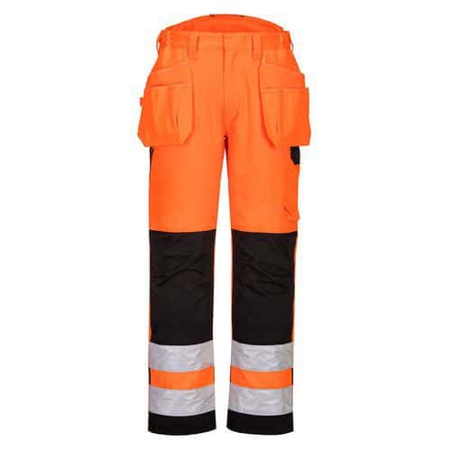 PW2 Hi-Vis nohavice, čierna/žltá