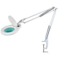 LED laboratórna lampa Manutan Expert Grebes s kruhovou lupou, 9 W